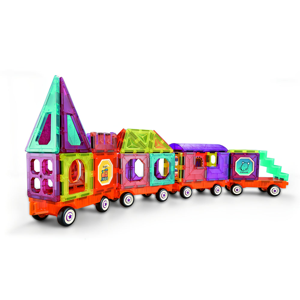 Toy Box Magnetic Build 71pc - TRAIN SET